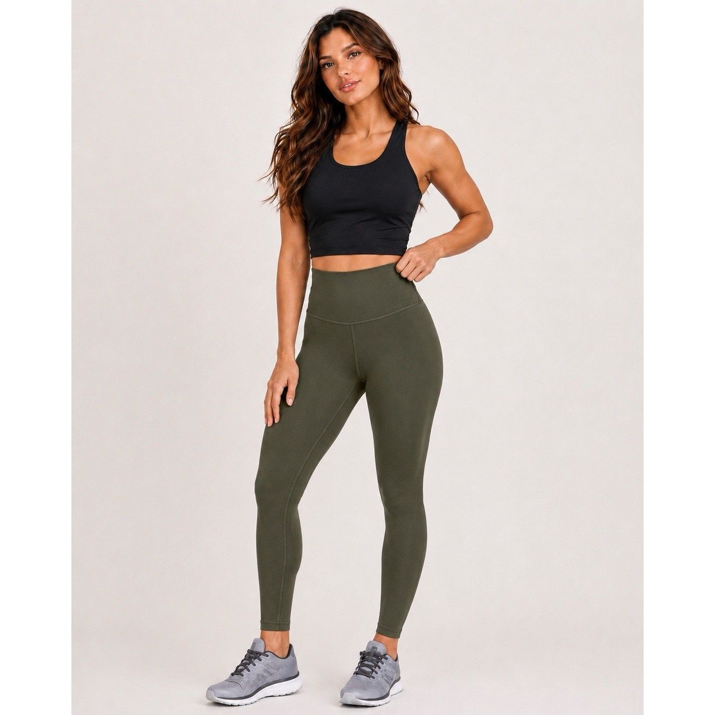 Lululemon Align Pant Ii 25â Dark Olive Nulu High Rise Leggings Sz 6 Yoga Pilates